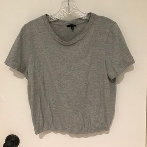 Who What Wear Short Sleeve Cropped Tee